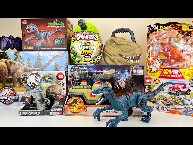 Jurassic World Toys Unboxing Review | Crazy RC Dino Bot | Mega Dinosaur Chomping Raw Meat