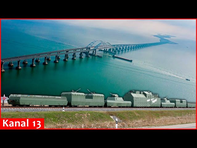 Russia deploys armored train to defend Crimean bridge, Ukraine insists on destroying the bridge