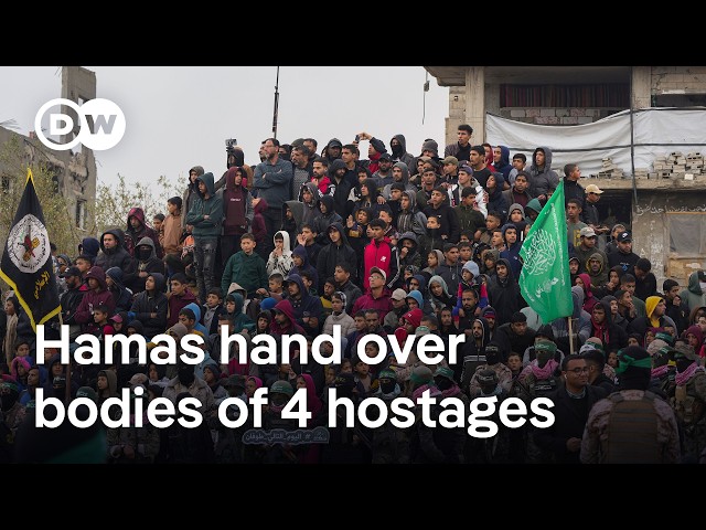 Gaza: Hamas hand over bodies of 4 Israli hostages | DW News