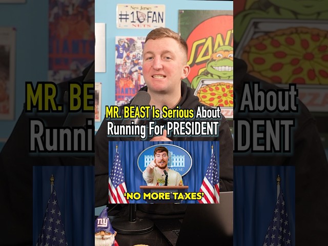 MrBeast Is Serious About Running For President! Will He Win? #shorts #president #usa #mrbeast