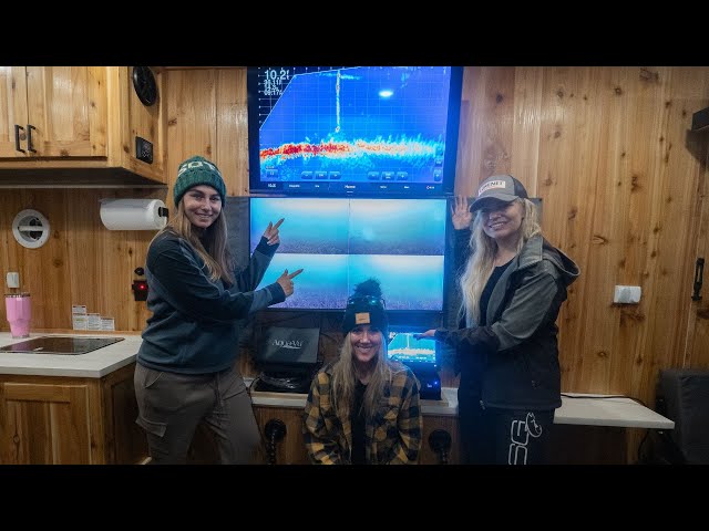 Ice Camping in a FANCY Ice Shack for Trophy Crappie