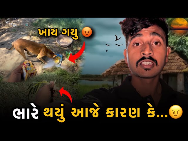 ભારે થયું આજે કારણ કે...😠 Vlogs || Gujrati vlog || New vlogs || Vlog ~ 4