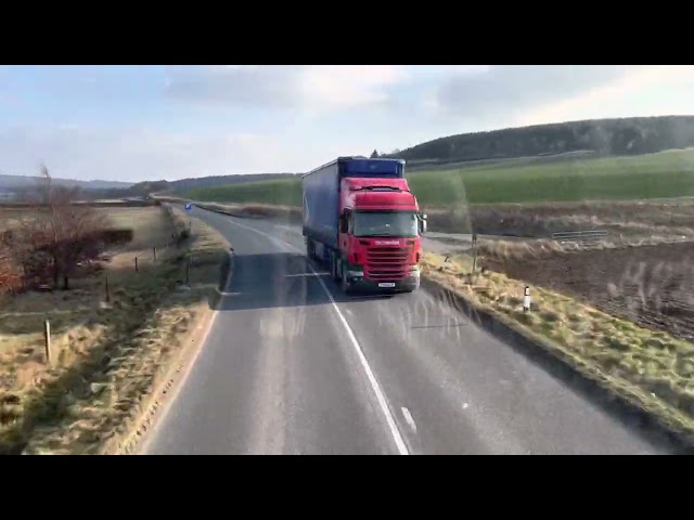 Double Decker Bus Ride, Turriff to Aberdeen