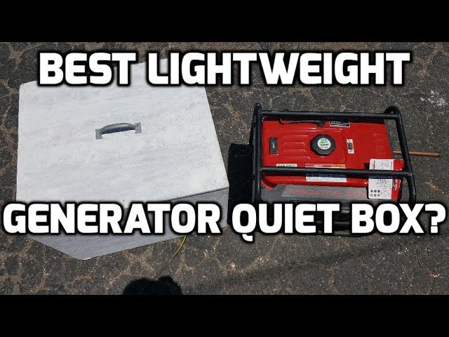 Best Lightweight Generator Quiet Box Part 1 - DIY