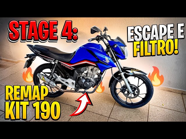 CG TITAN 190 STAGE 4, REMAP, KIT 190, COMANDO E ESCAPE🔥😈