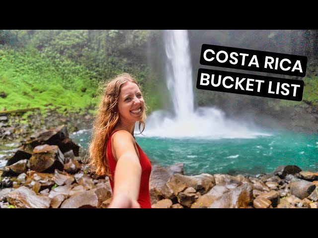 Best THINGS TO DO IN LA FORTUNA - waterfalls & hot springs