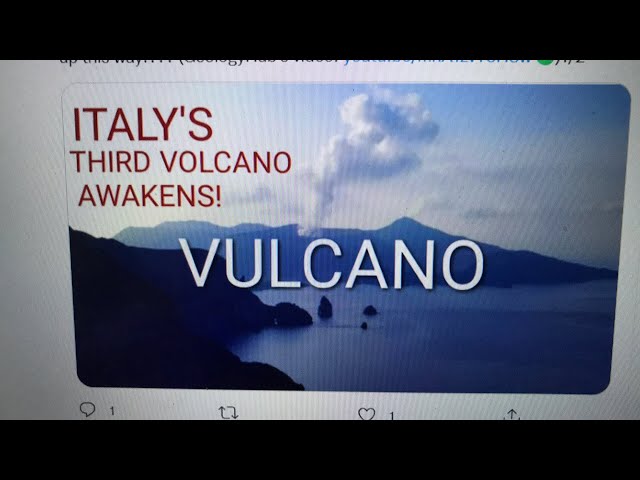 Italian Volcano Starting to Erupt