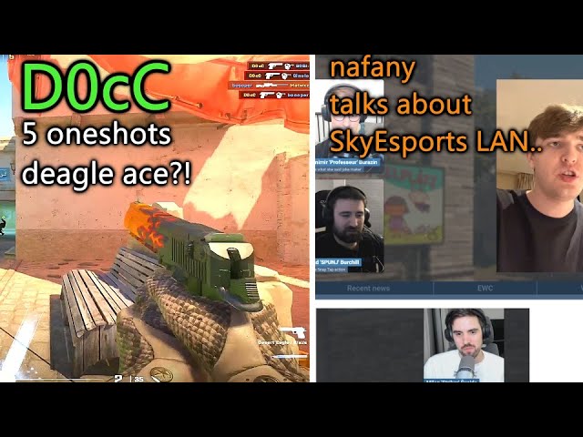 Pros are mad about Skyesports Lan! D0cC crazy Deagle ace!! - Daily CS2 Recap