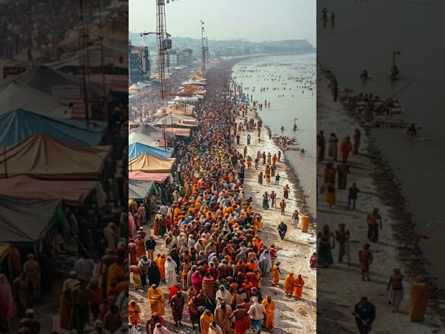 MahaKumbh prayagraj Sangam shradhalu bhakt maa Ganga mein snan karte@#bhakti#song#reel#🌹🌹🌺🙏🙏🌺🌺♥️♥️🌹🌹