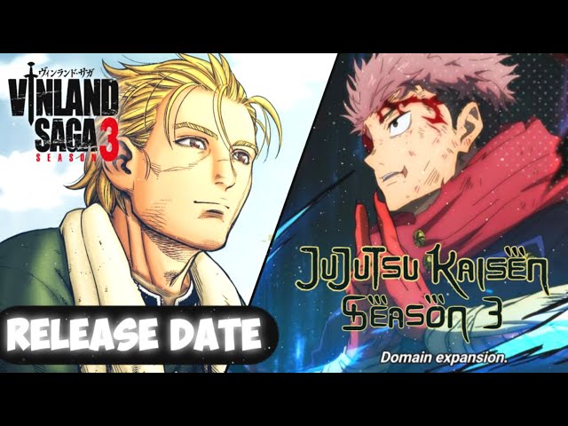 Jujutsu Kaisen Season 3 Release Date | Vinland Saga Season 3 Release Date? (Hindi) | Sam Boy