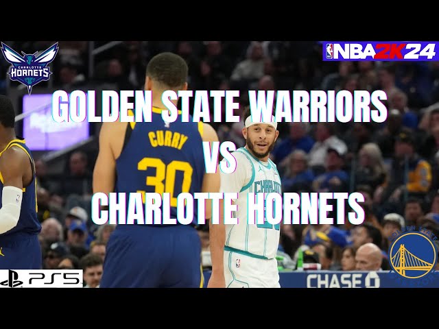 BATTLE OF BROTHERS - NBA2K24 - GOLDEN STATE WARRIORS VS CHARLOTTE HORNETS - WHO WILL WIN???