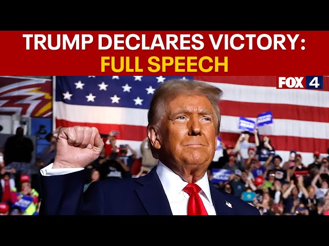 Donald Trump declares victory: FULL SPEECH