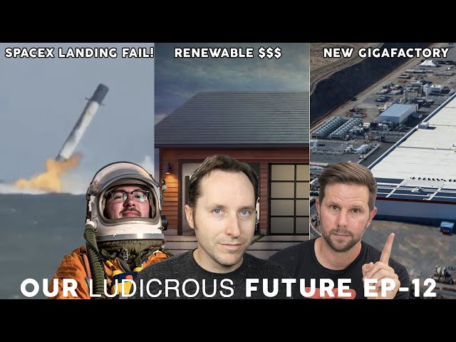 Ep 12 - SpaceX Landing Failure, Tesla China Factory, and EV Incentives Phasing Out