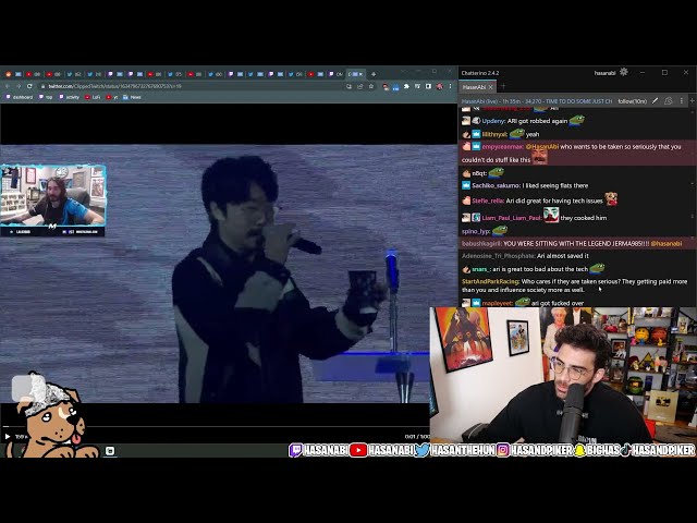 Hasan Reacts To Charming Jo's Musical Performance | Hasanabi Streamer Awards