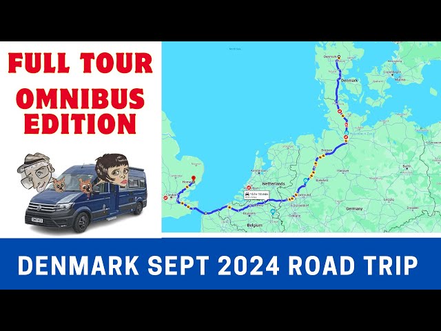 FULL DENMARK MOTORHOME ROAD TRIP September 2024 | Omnibus Edition | Vlog 686