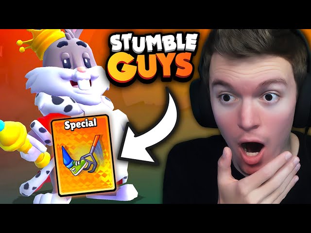 UNLOCKING *NEW* STUMBLE PASS WITH SPECIAL RAKE EMOTE!