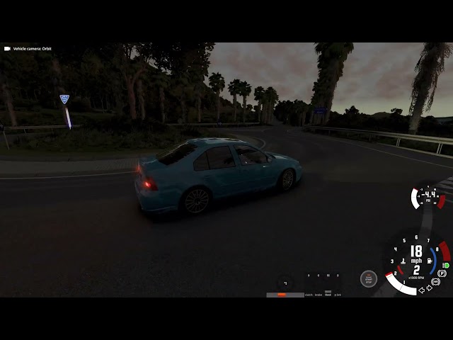 BeamNG.Drive- Cruisin around in Bora/Jetta during Italian sunset