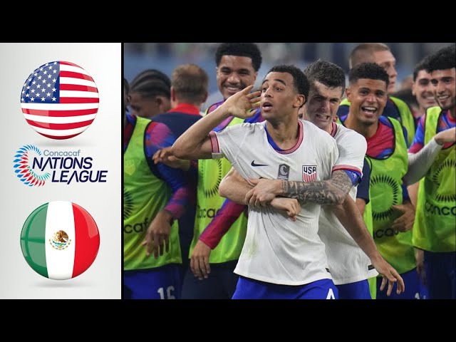 [ FINAL ] USA vs Mexico | Extended Highlights | 2023/24 CONCACAF Nations League Finals