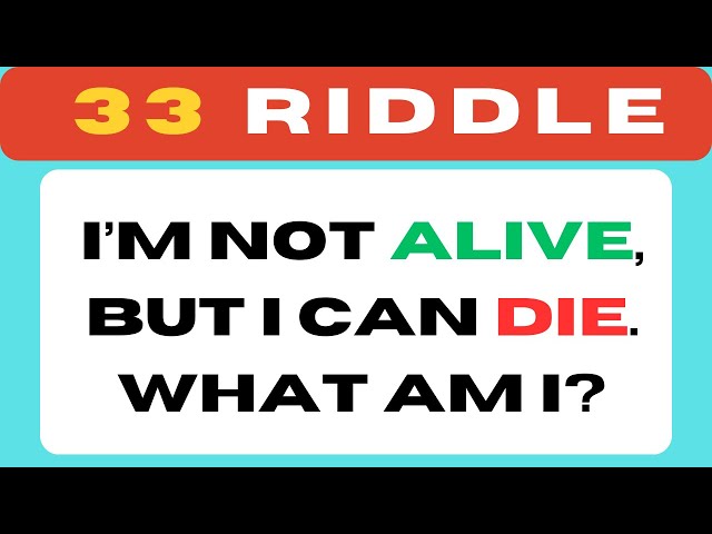 ONLY A GENIUS CAN SOLVE THESE RIDDLES 🧩   20 TRICKY RIDDLES THAT'LL STRETCH YOUR BRAIN 🧠