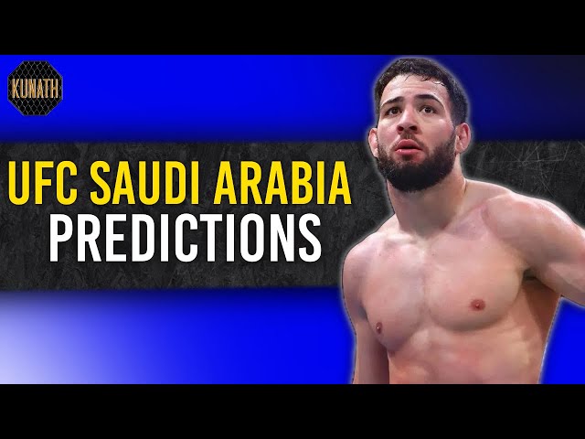 UFC SAUDI ARABIA PREDICTIONS | UFC SAUDI ARABIA FULL CARD BREAKDOWN