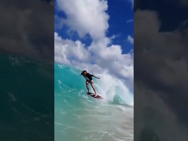 What Happens When Pro Skimboarders Take on the WILDEST Waves? #shorts