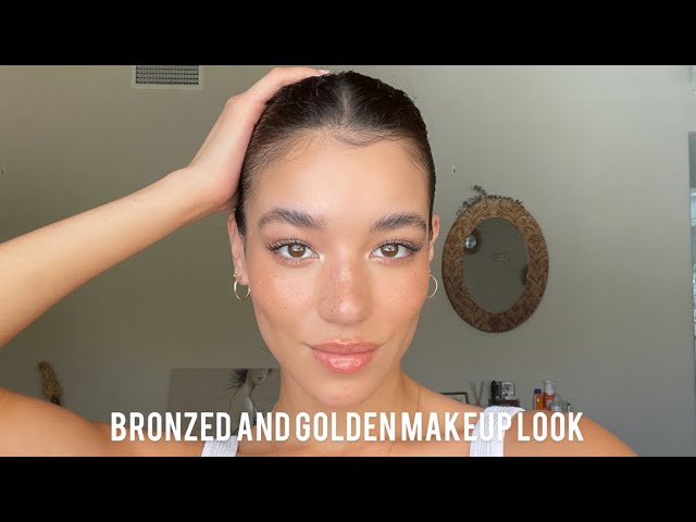 Bronzed Golden Goddess Makeup