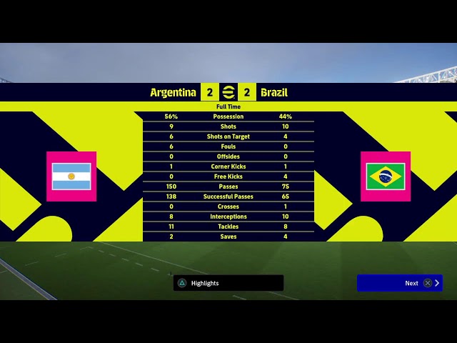 Argentina vs Brazil 2024 E Football