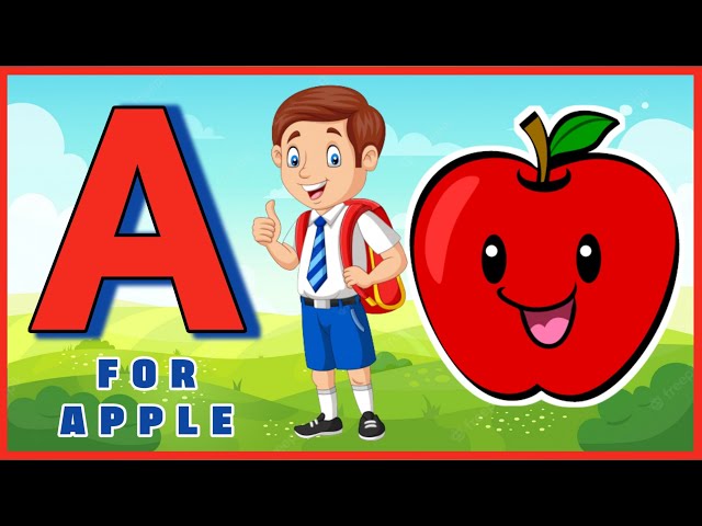 ABCD Alphabets - ABC Song - ABC Kids - A to Z Alphabet - A for Apple B for Ball - Preschool Video