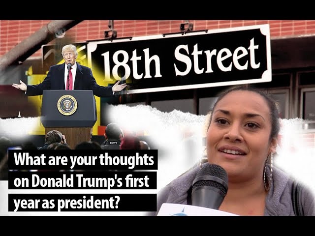 MAN ON THE STREET: Donald Trump inauguration anniversary