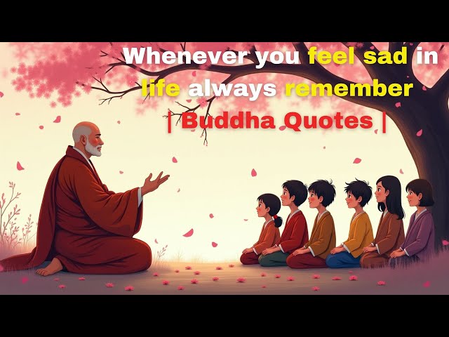 Whenever you feel sad in life always remember  Buddha Quotes