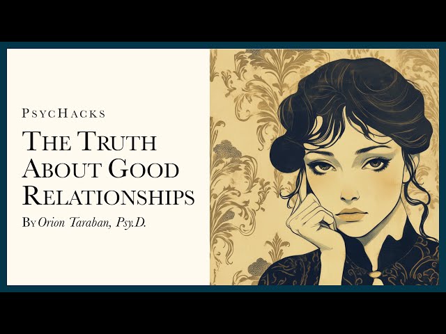 The truth about good relationships: tea over rice