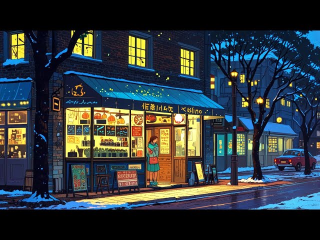 Cozy Winter Day - Chilling Your Mood 🎧 Chill Lo-fi Hip Hop to Study / Relax / Work 🌲 Lofi Coffee ☕