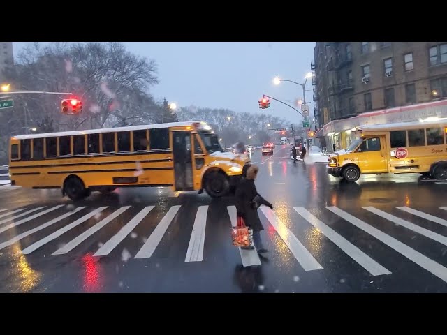 FORDHAM BRONX NY - during snowstorm