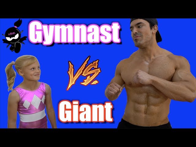 Gymnast vs Giant! Who is Stronger, Payton or the bodybuilder?