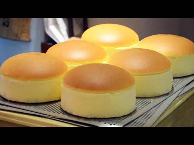 Jiggly Fluffy Japanese Cheese Cake - Taiwanese Castella Cake - Butter Sponge Cake Recipe