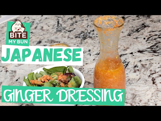 YOU HAVE TO MAKE THIS JAPANESE RESTAURANT GINGER SALAD DRESSING YOURSELF! Vinegar ginger recipe