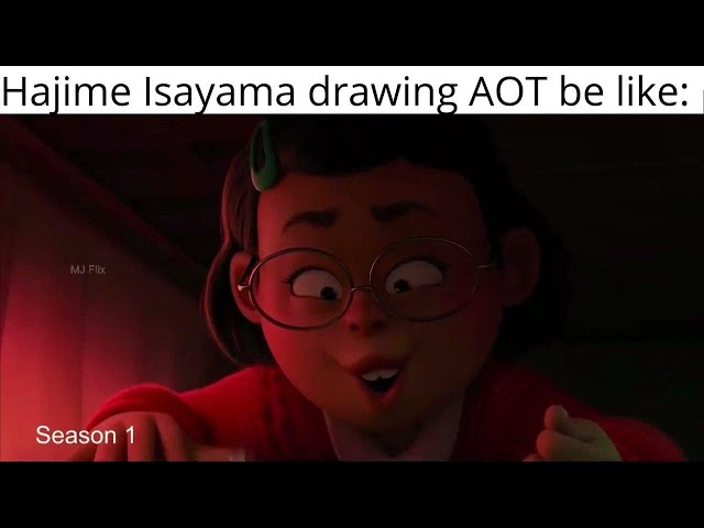 Hajime Isayama drawing Attack on titan be like | Attack On Titan meme | shingeki no kyojin #shorts