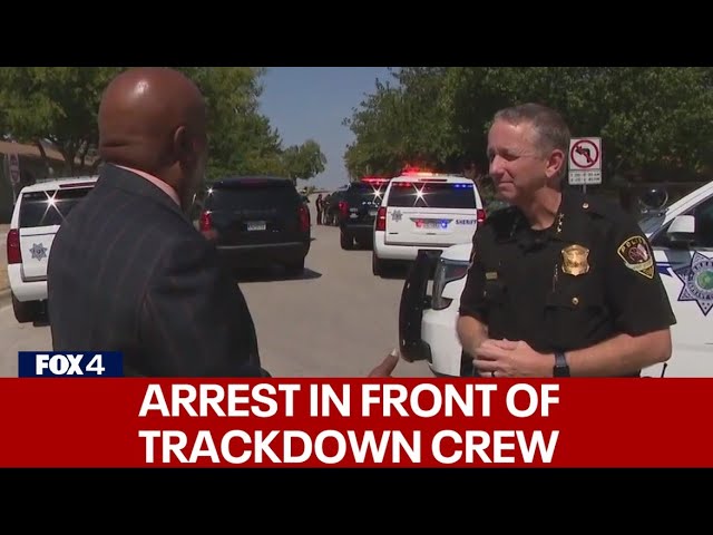 White Settlement shootout suspect arrested in front of FOX 4 crew reporting on search