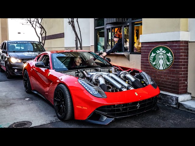 FIRST STREET DRIVE: 1,300 WHP TWIN TURBO FERRARI F12!