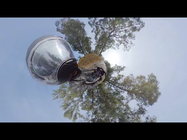 Reefton Spur on motorbike in 360 video