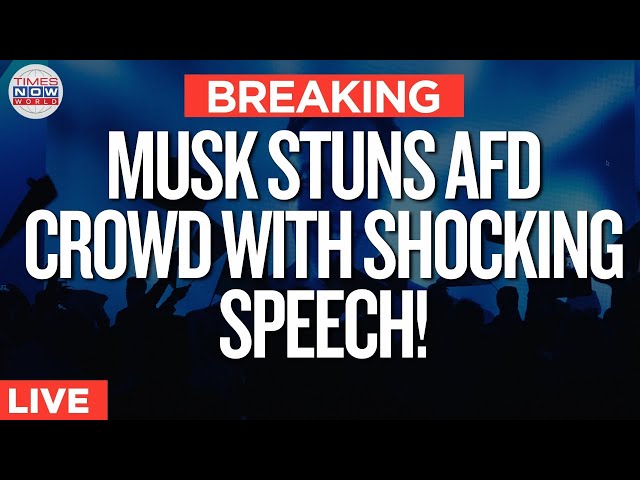 LIVE | Elon Musk’s Shocking Video Appearance at AfD Rally Leaves Germany Stunned! |WORLD NEWS