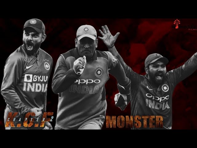 KGF - 2 | The Monster ft. | MS.Dhoni | Virat Kohli | Rohit Sharma | Whatsapp status | SoftSageedits