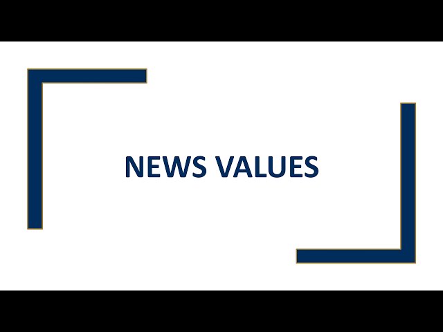 News Values