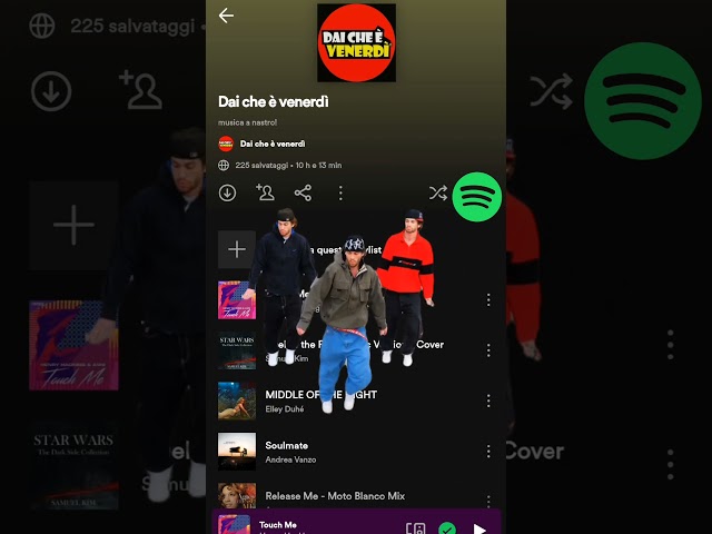 Ascolta su Spotify la playlist di Dai che è Venerdì®, musica a nastro!