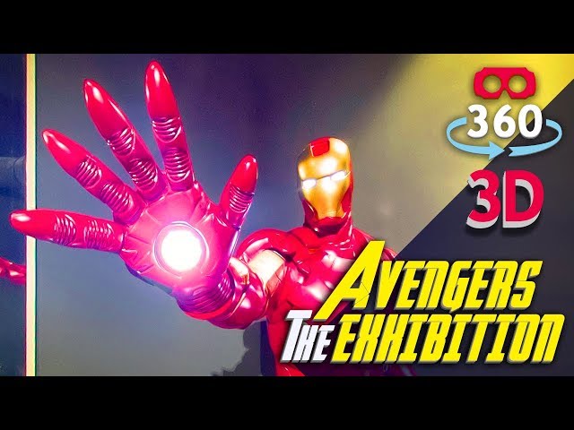 Avengers Infinity Exhibition 01 #VR180 #stereoscopic #3D 4K #VirtualReality #VR #360Video