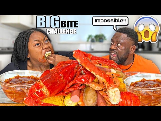 ONE BITE SEAFOOD BOIL MUKBANG (SPIN THE WHEEL CHALLENGE!) 먹방 (LOBSTER TAIL, MEGA PRAWNS...)