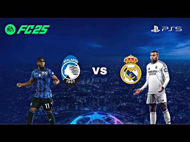 Fc25 - Atalanta vs Real Madrid | Champions League | Ps5