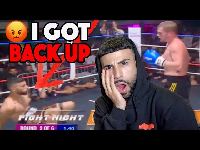 Reacting To The Adam vs. Marcus Fight!!  **MY FIRST PROFESSIONAL MATCH**