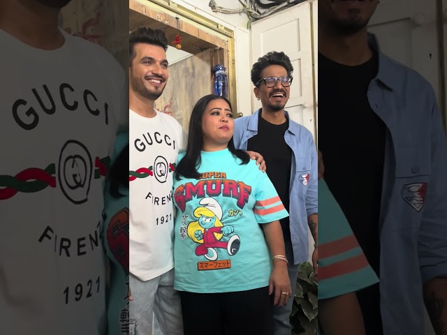 Bharti Singh and Harsh Limbachiyaa ki masti with Arjun Bijlani.