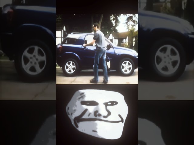 Toyota car commercial troll face meme 🗿 | #shorts #trollface